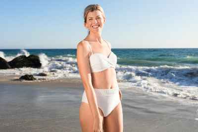 Beach styles and bikinis - High waisted bikini bottom