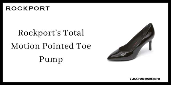 Easiest Heels To Walk In - Rockports Total Motion Pointed Toe Pump