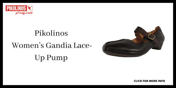 Easiest Heels To Walk In - Womens Gandia Lace-Up Pump – Pikolinos
