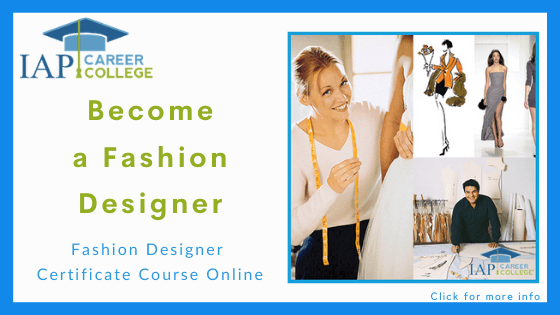 Online fashion design course - IAP College’s Fashion Design Course