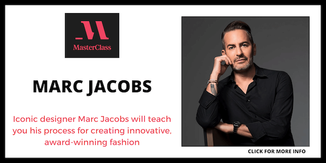 Online fashion design course - Master Class Marc Jacobs
