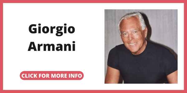 Best Fashion Designers - Giorgio Armani
