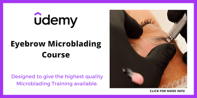 learn microblading online - Udemy - Eyebrow Microblading Course