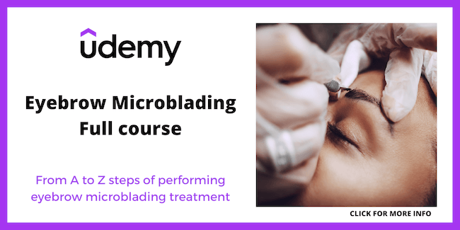 learn microblading online - Udemy - Eyebrow Microblading Full Course