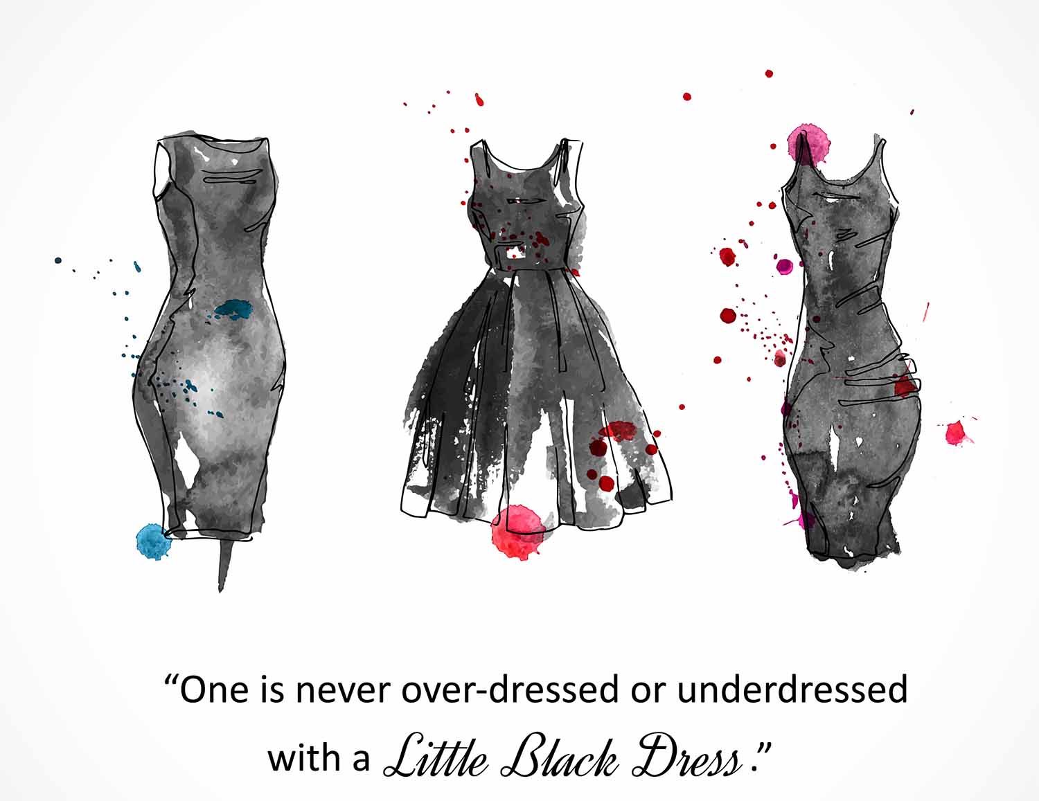 little black dress to a wedding