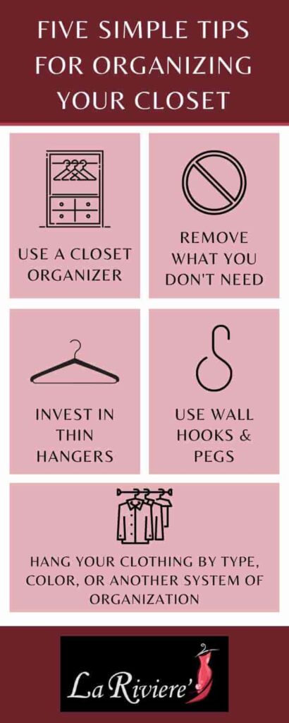 five tips for organizing your closet - info