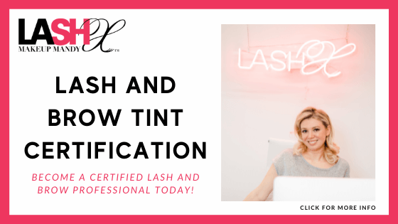 Brow and Eyelash Tinting Course Online - LashX Pro