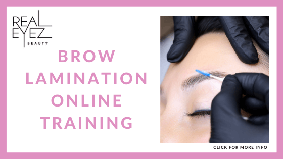 Online Brow Lamination Course - Real Eyez Beauty