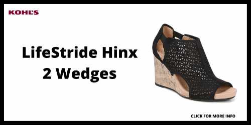 Heels for Wide Feet - LifeStride Hinx 2 Wedges