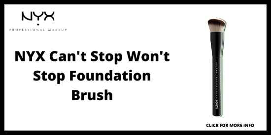 Professional Makeup Brushes - NYX Can't Stop Won't Stop Foundation Brush
