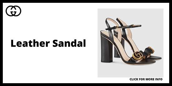 gucci heels - Leather Sandal