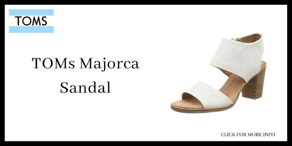 shoes go with little black dress - TOMs Majorca Sandal