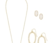 Ari Heart Pendant Necklace and Earrings Set