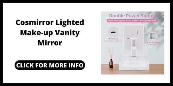 Best Mirrors to Put Makeup On - Cosmirror Lighted Make-up Vanity Mirror