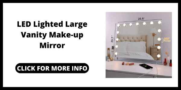 Best Mirrors to Put Makeup On - LED Lighted Large Vanity Make-up Mirror
