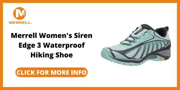 Best Womens Waterproof Sneakers - Merrell Womens Siren Edge 3 Waterproof Hiking Shoe