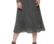 Dkny Floral Print Pleated Midi Skirt